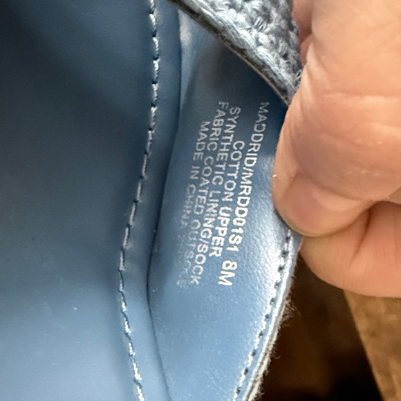 Steve Madden Light Blue Crochet Slide Mules - Picture 5 of 5